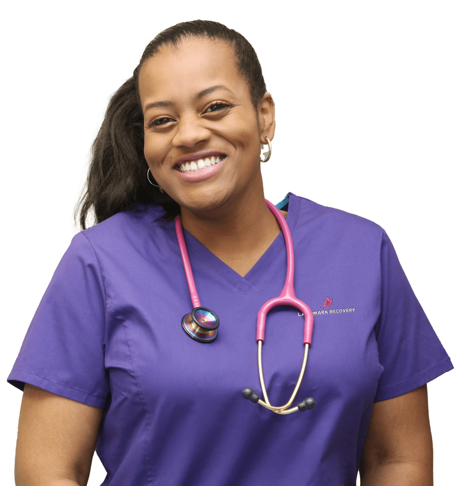 A nurse at Landmark Recovery of Denver